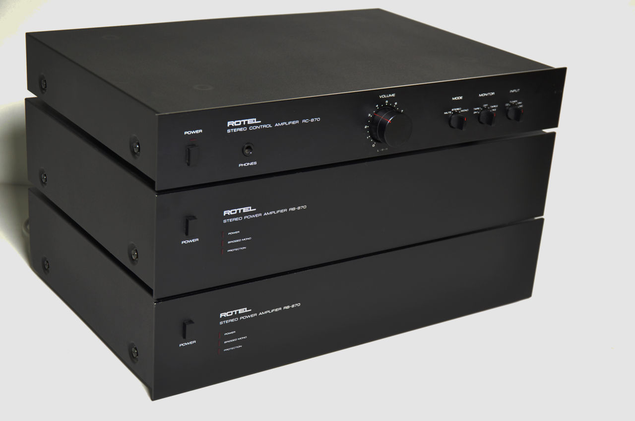 Rotel RC-870 + 2 * RB-870 фото 4