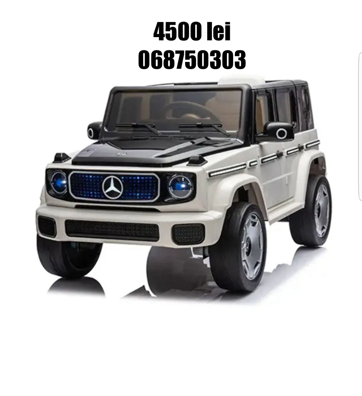 Mercedes G 63 cea mai mare mașina cu 2 baterii de 24V7AH  și 4 motoare de 200 W doar la noi foto 7