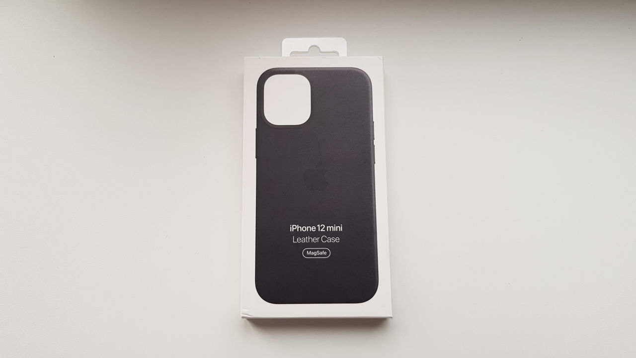 Apple iPhone 12 mini Leather Case MagSafe - Black foto 0