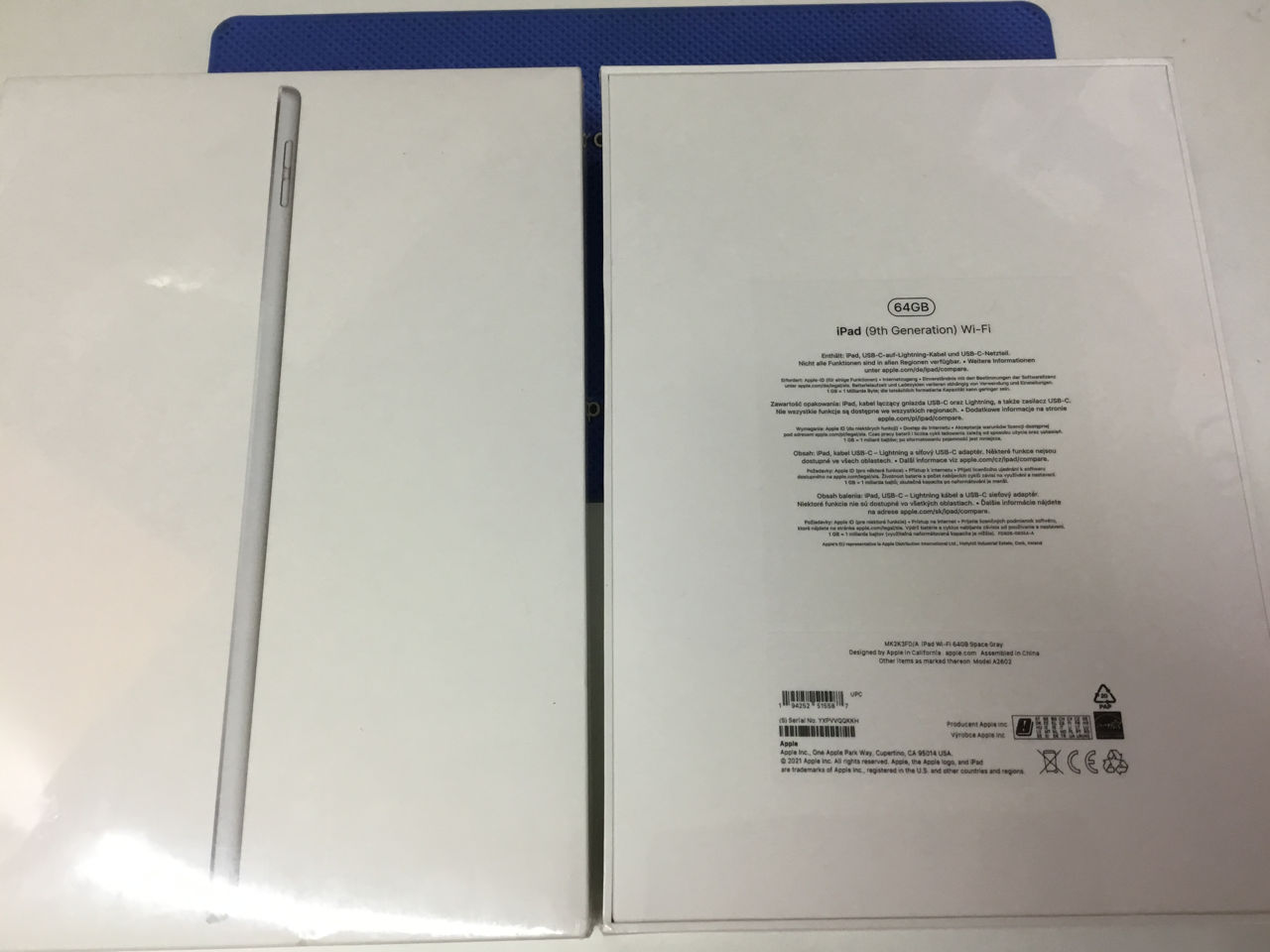iPad 9 model A2602 9th Generation 2021 64Gb Wi-Fi цвет Grey и Silver