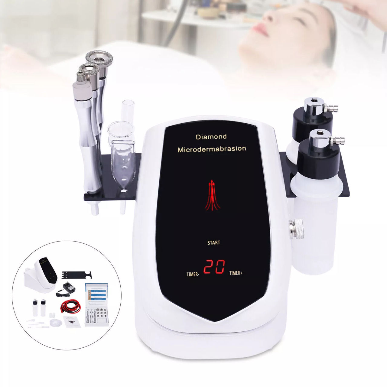 Aparat vacuum dermabraziune PRO Аппарат для вакуумной дермабразии PRO foto 5