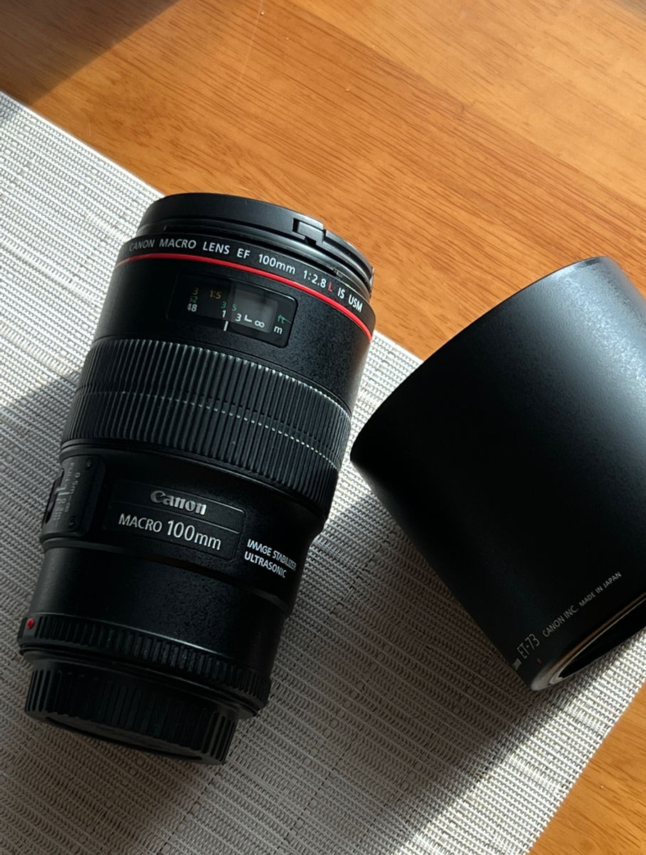 フラワーオブライフ ☆超美品です♪☆ Canon EF 100mm F2.8 L IS #4630