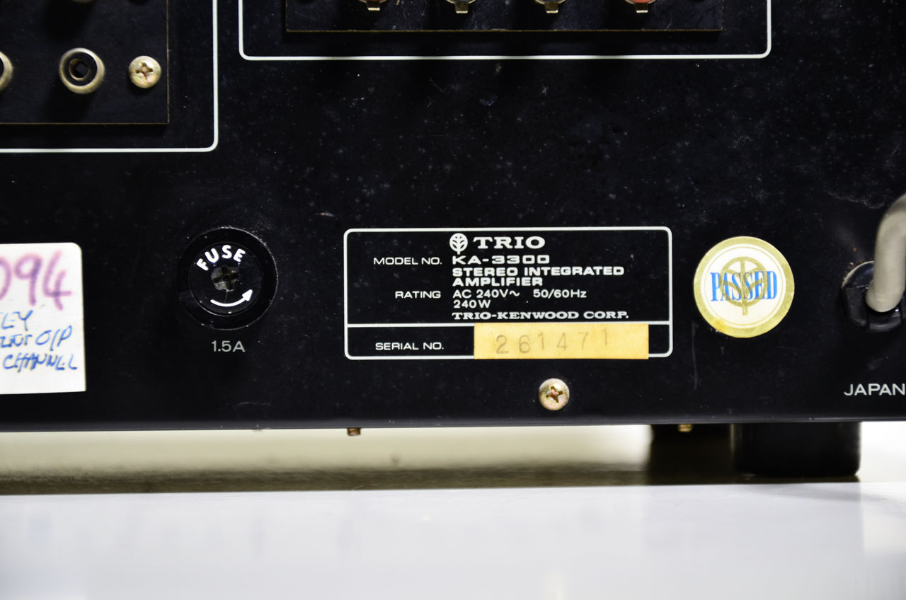 Trio 3300 (Kenwood) Vintage Hi Fi Amplifier - Усилитель с фонокорректором из личной коллекции фото 5
