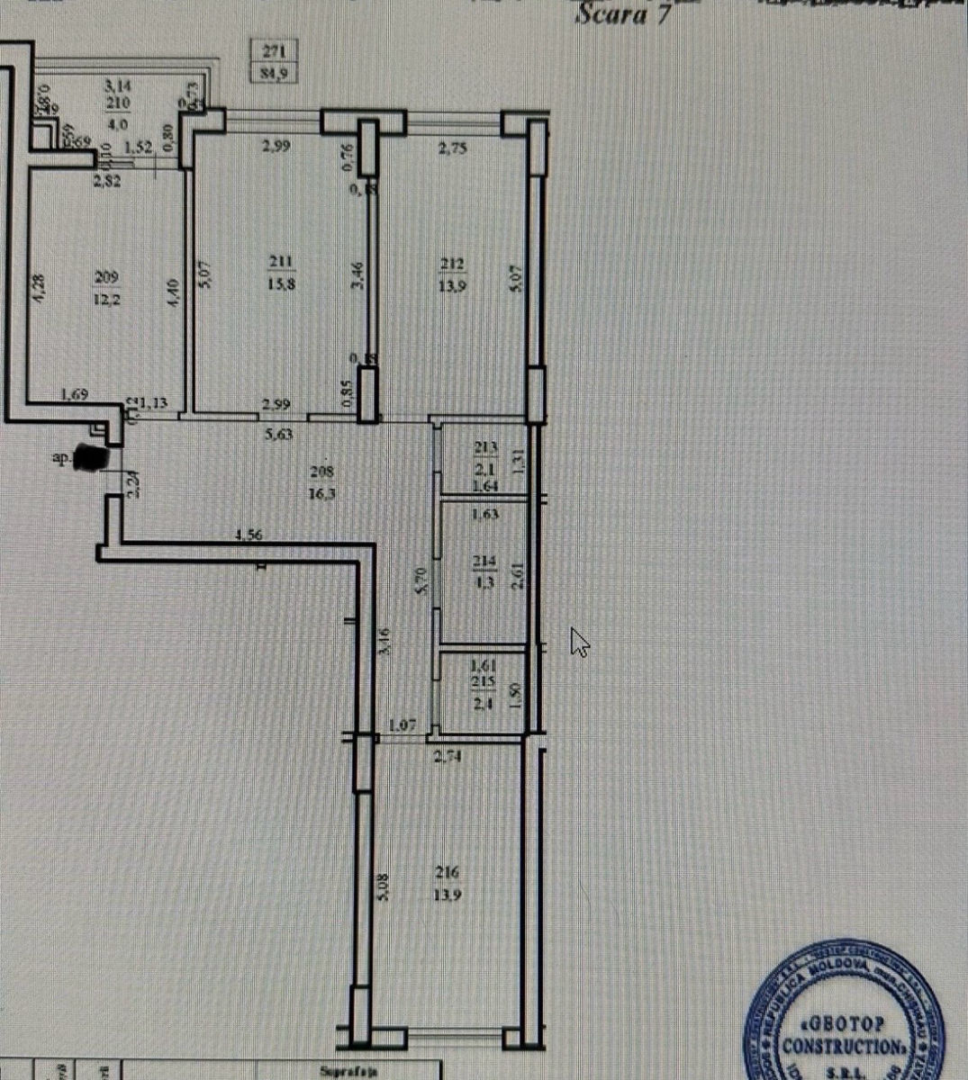 Apartament cu 3 camere, 85 m², Buiucani, Chișinău foto 0