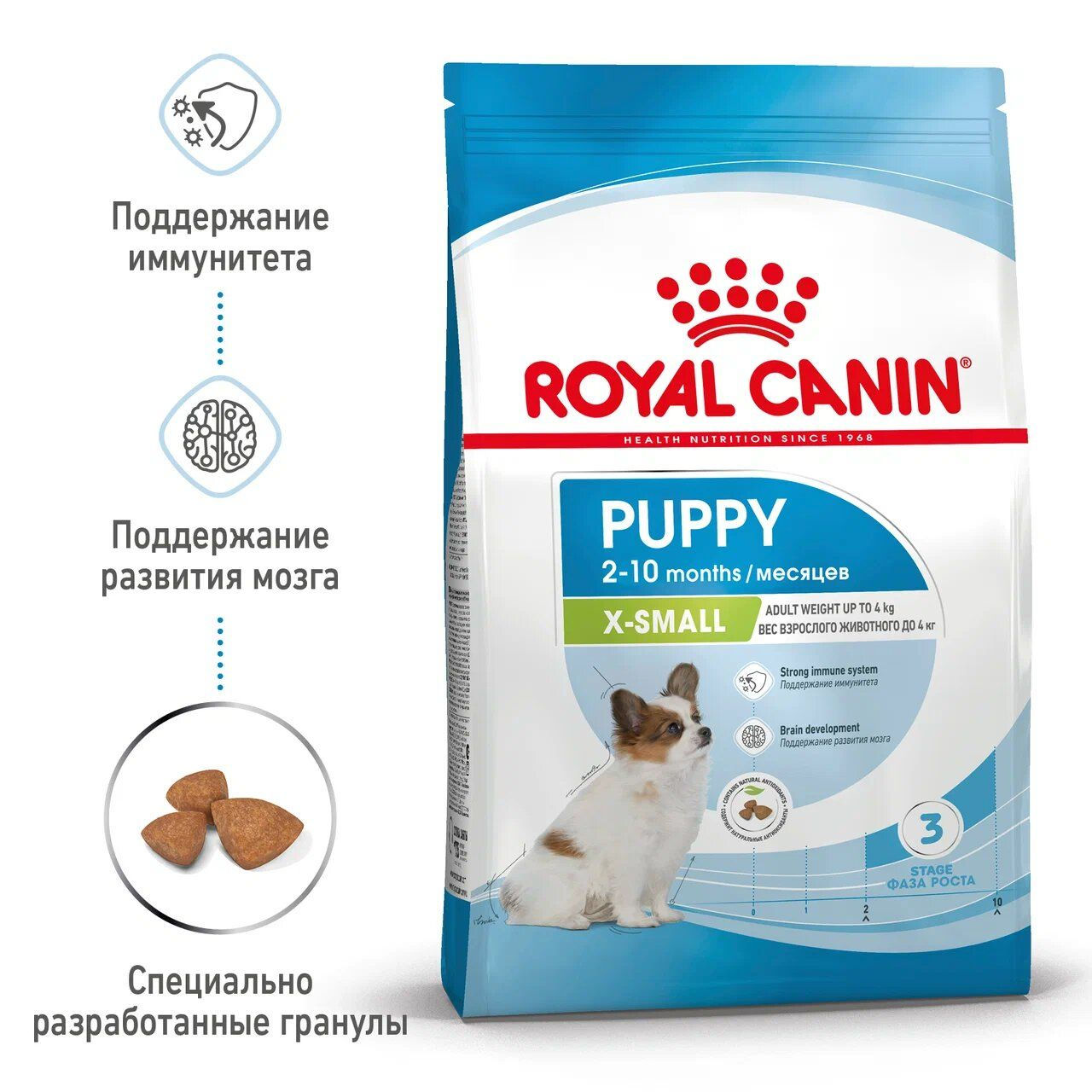 Сухой корм для щенков Royal Canin X-Small Puppy фото 1