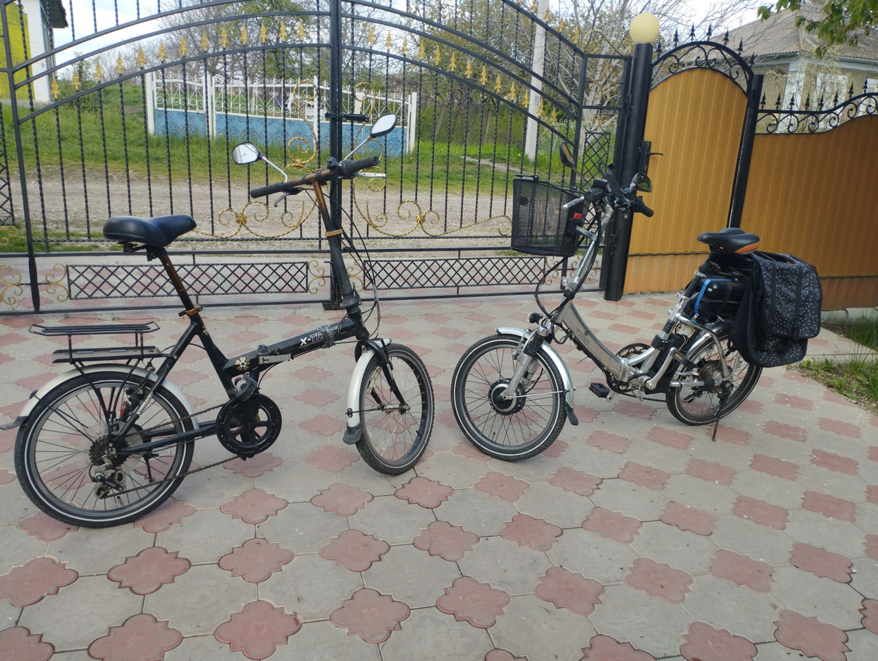 Bicicletă electrică pliabilă + simplă (electrică) фото 5