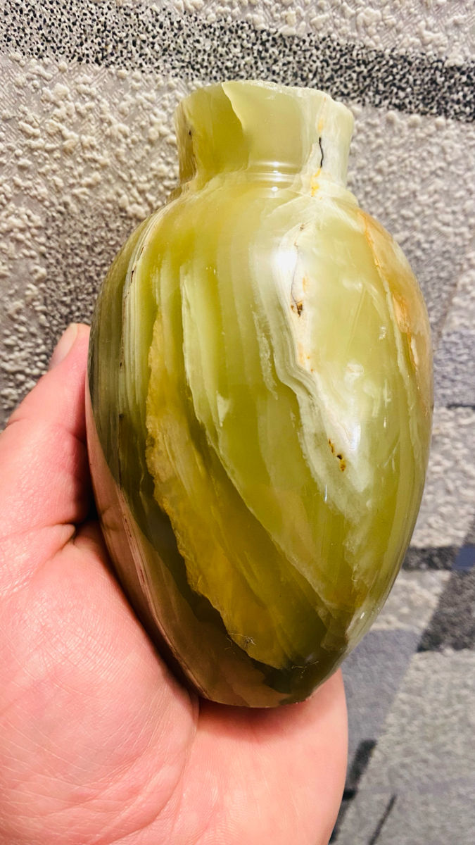Vaza de piatra de Onix foto 4