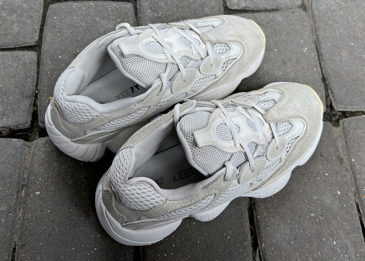 Adidas Yeezy 500 Bone White. Размер 36. Оригинал. В идеальном состоянии. foto 8