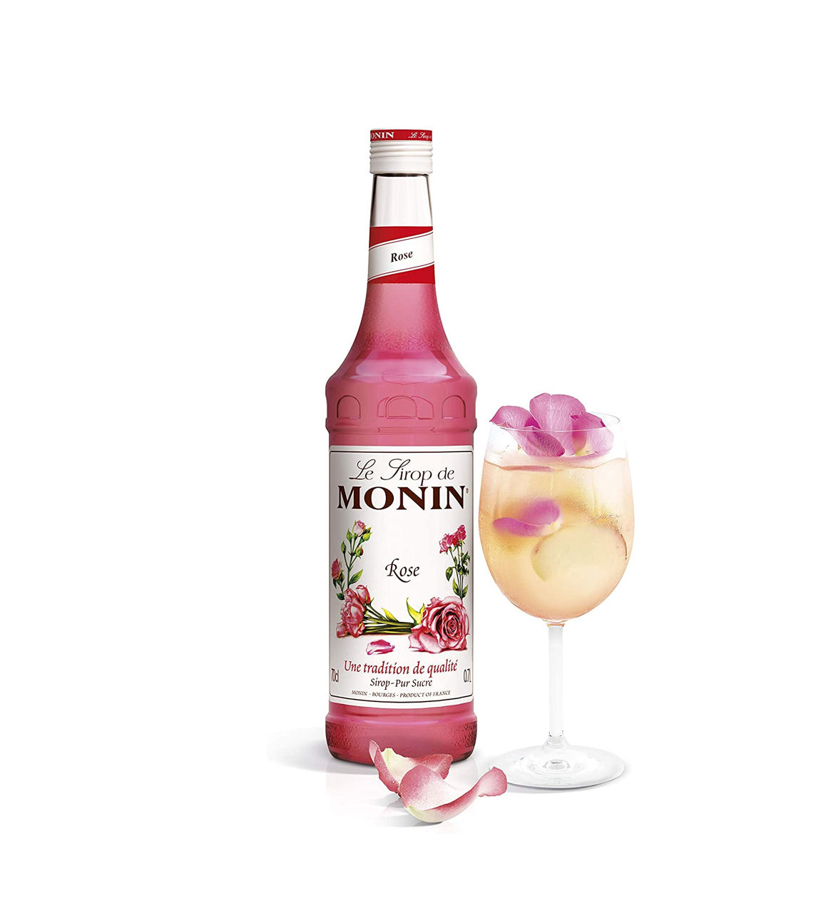 Sirop Rose Trandafir Monin 700 ml Cocktailuri și Ceaiuri Delicate Livrare Moldova foto 0