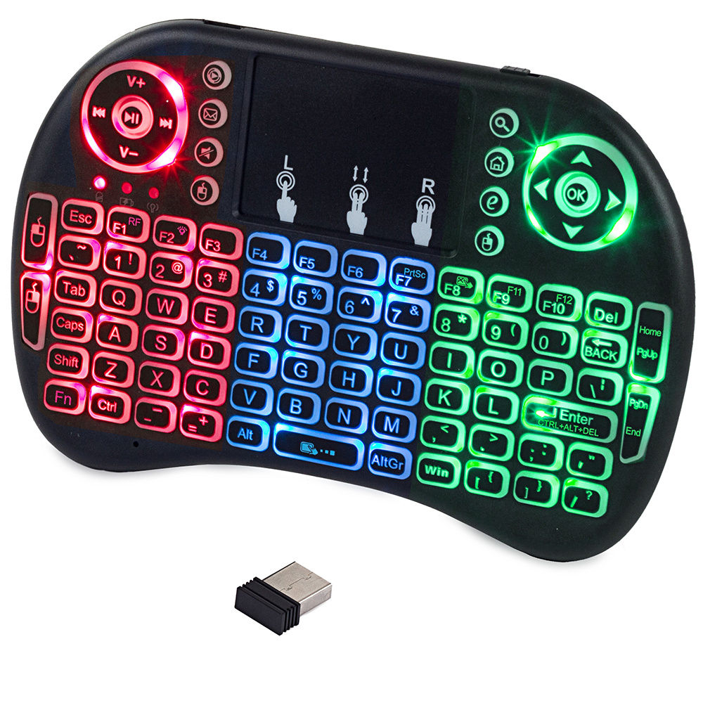 Mini tastatură cu touchpad / Беспроводная мини клавиатура с тачпадом