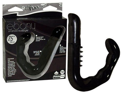 Массажер простаты Ebony Prostate Massager 19 см