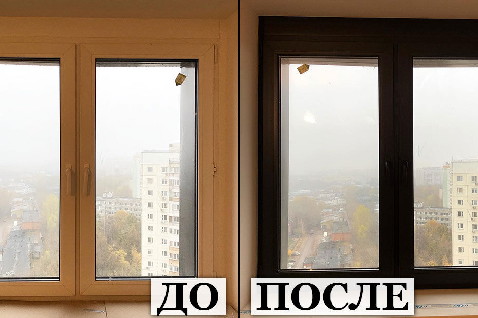 Покраска  ПВХ окон, дверей, подоконников ! Гарантия ! фото 6