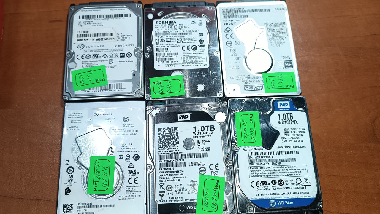 HDD 2.5 разных моделях 1 TB, 2 TB фото 0