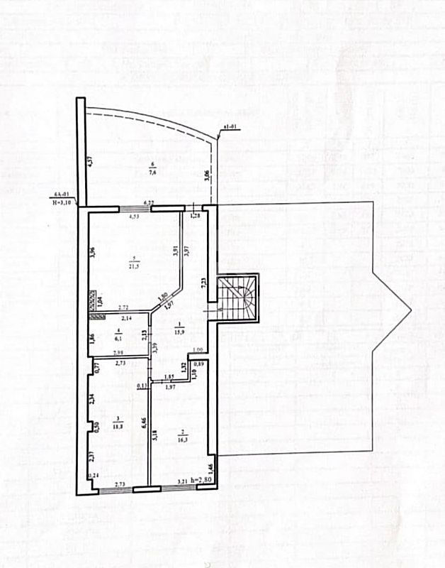 Apartament cu 4 camere, 200 m², Centru, Chișinău foto 8