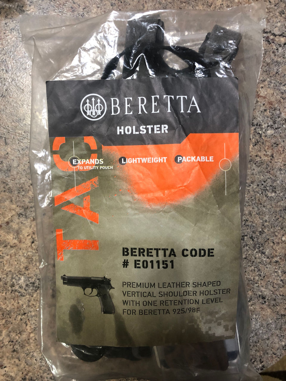 Кожаная кобура для Beretta серии 92 - Наплечная кобура foto 4