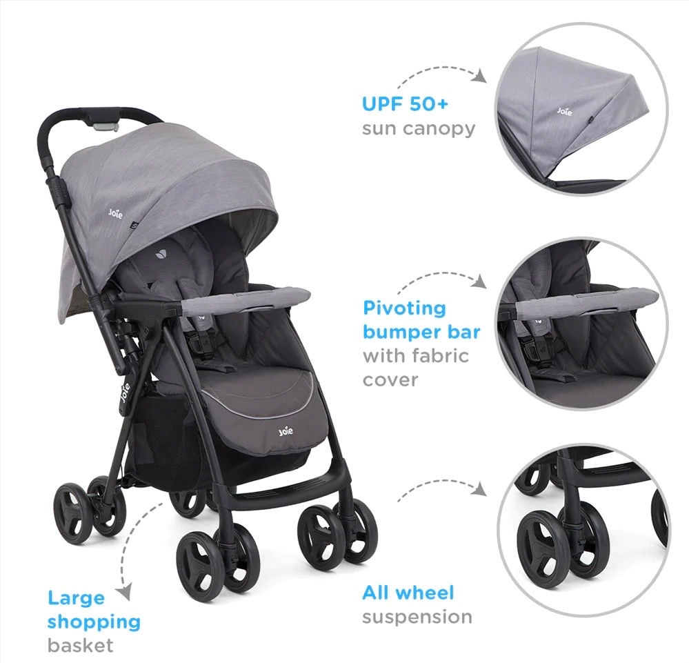 Carucior sport JOIE Mirus Dark Pewter foto 5