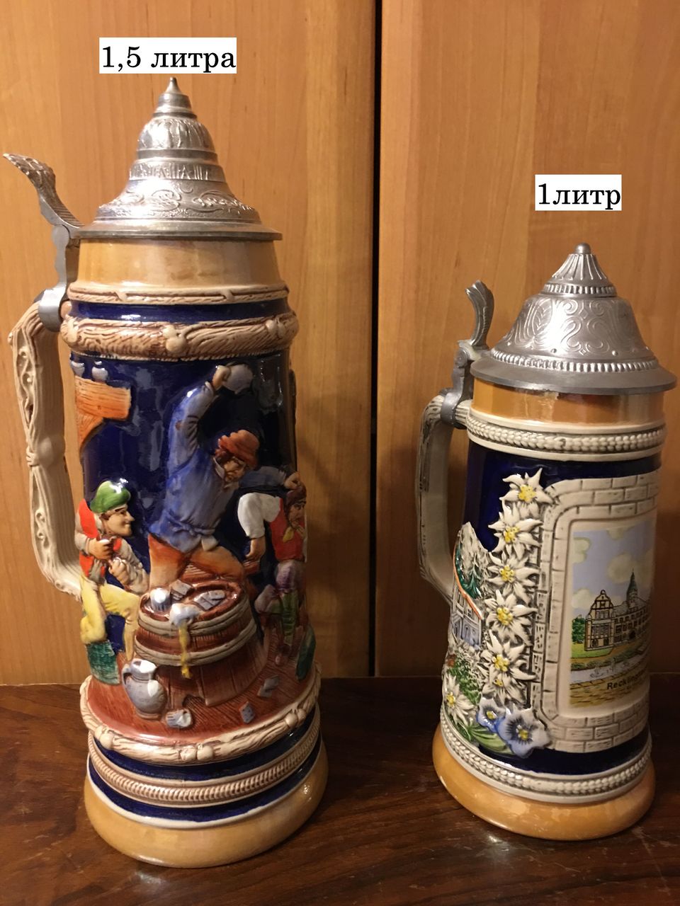 Пивные кружки!Германия!Керамические,глиняные,музыкальные!!!