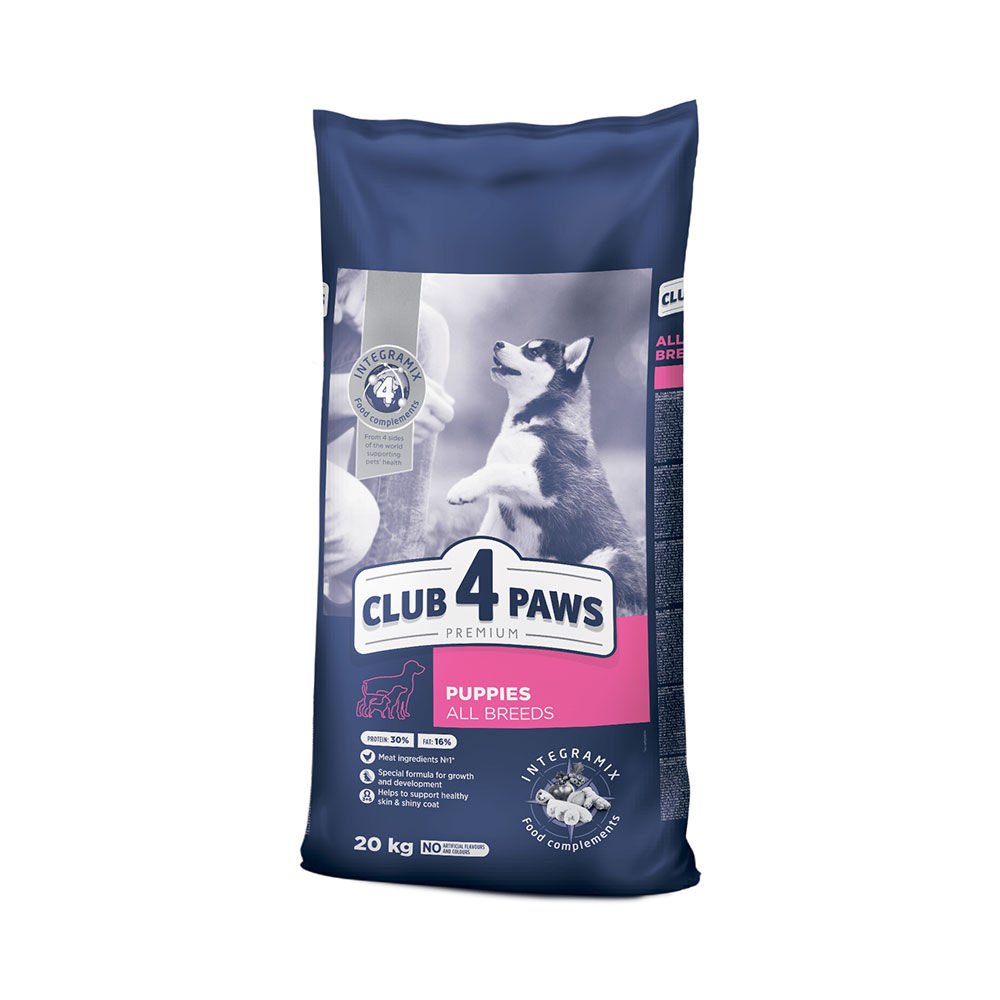 Сухой корм для щенков Club 4 Paws Puppies 2 kg foto 2