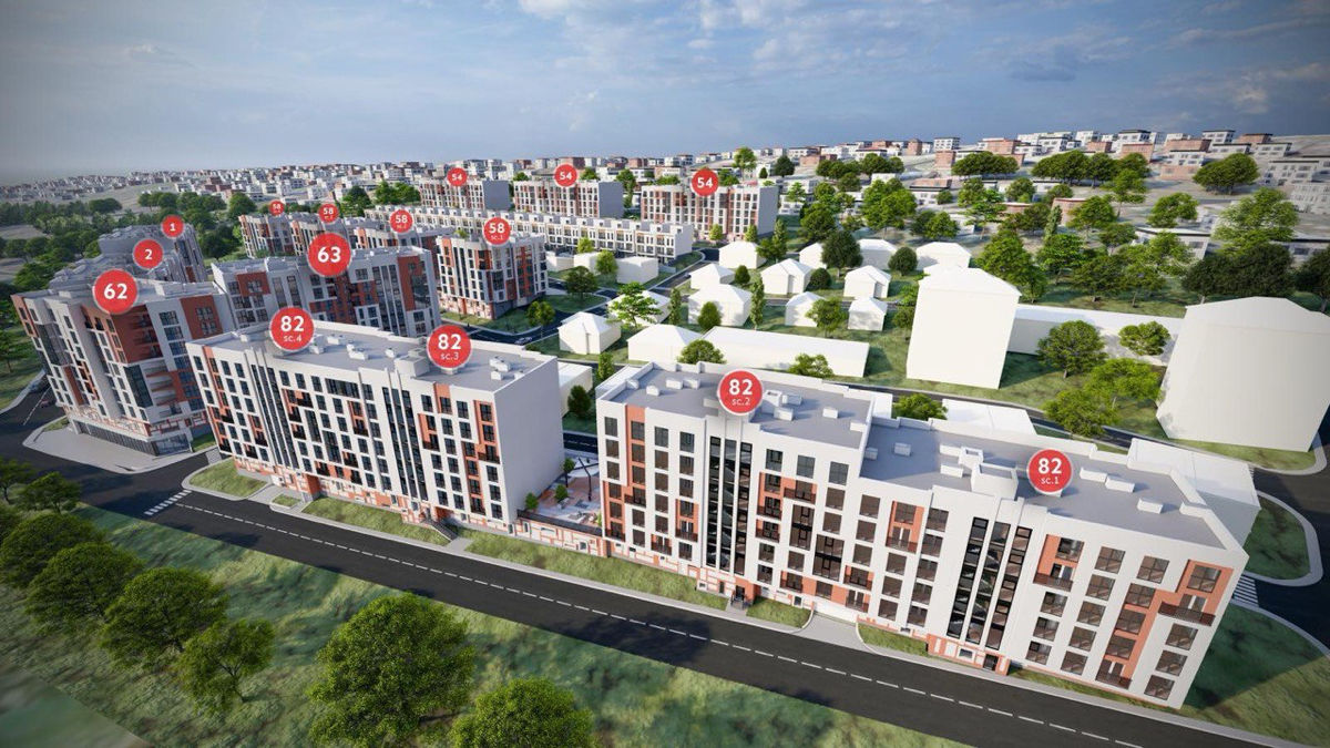 Apartament cu 3 camere,  Centru,  Codru,  Chișinău mun. foto 6