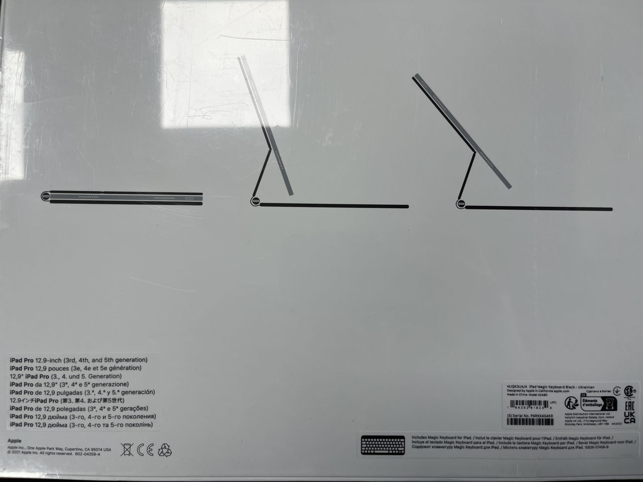 Apple Magic Keyboard for iPad Pro 12.9 Black Italy foto 1