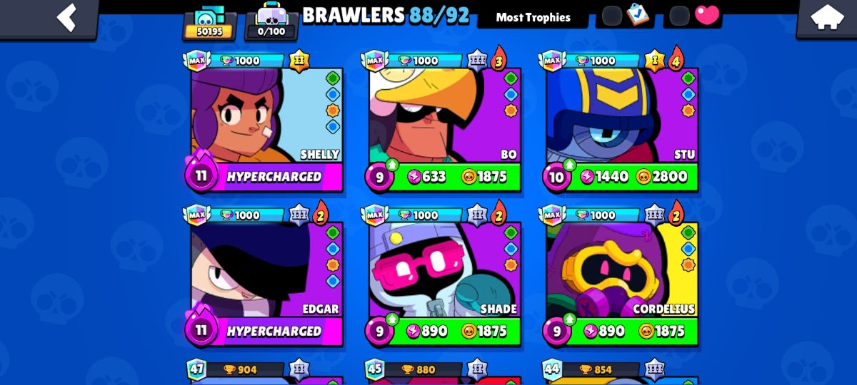 Cont brawl stars 50k foto 3