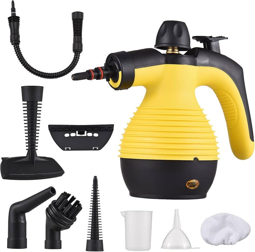 Многофункциональный ручной отпариватель. Электрический пароочиститель Steam Cleaner DF-A001 фото 4