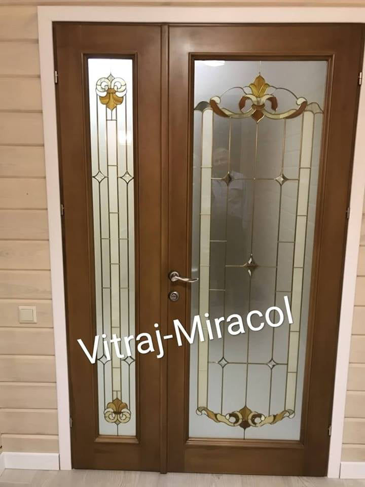 Sticla decorata pentru usi, geamuri / витражи для двереи, окон foto 3