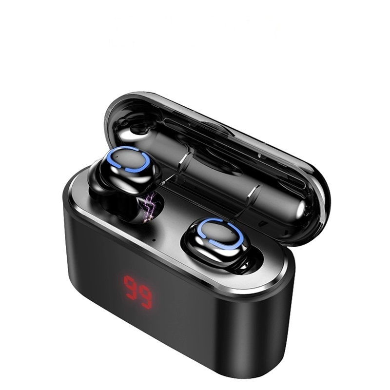 Беспроводные наушники HBQ-Q32 TWS Bluetooth V5.0 с зарядным кейсом и функцией Power Bank фото 0