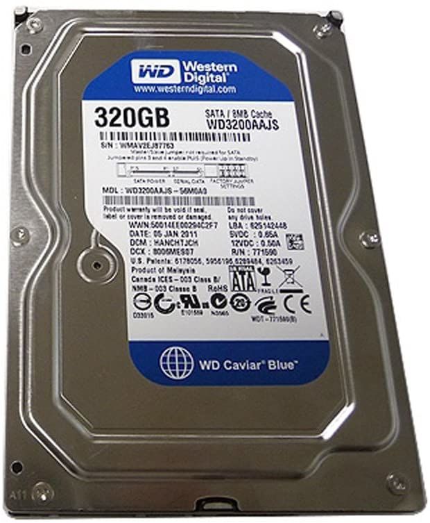 Western Digital Caviar SE (WD3200AAJS) 320GB 8MB Cache 7200RPM SATA 3 ...