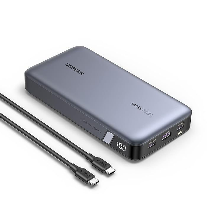 UGREEN Power Bank Portabil 145W 25000mAh 3-Porturi (pentru Laptop) foto 2