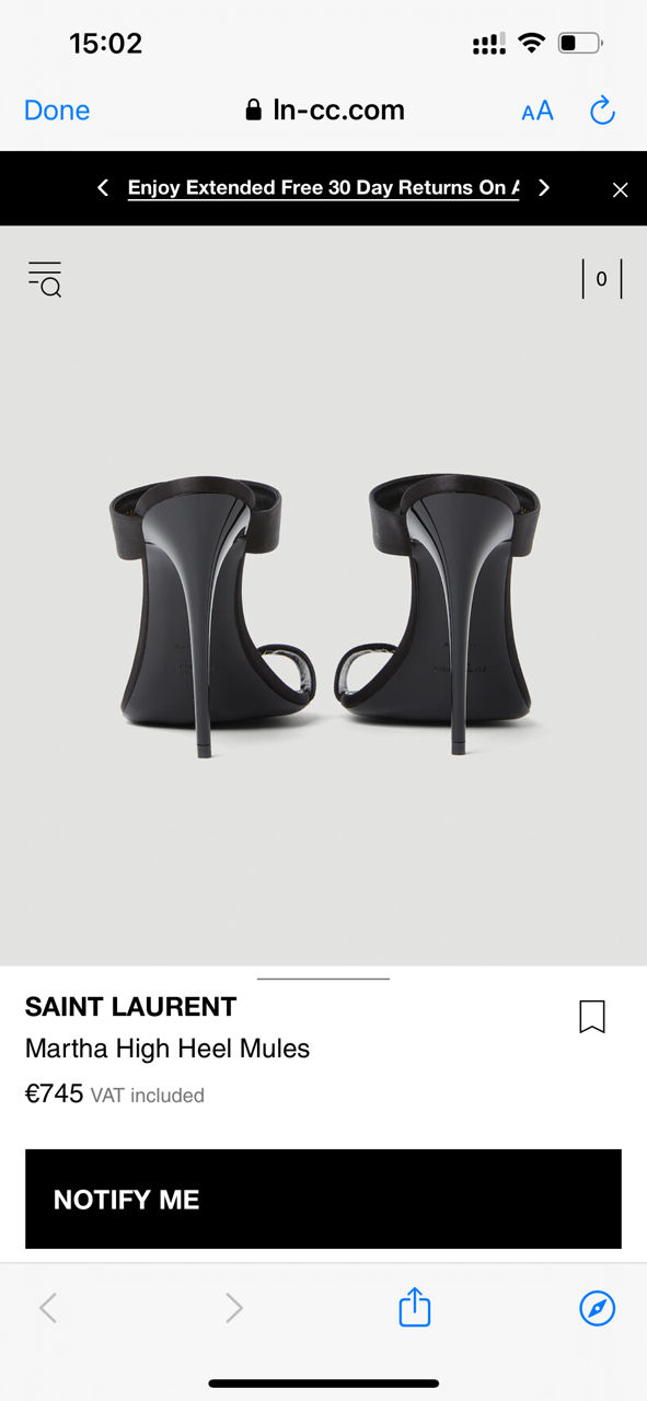 Pantofi YSL originali foto 1