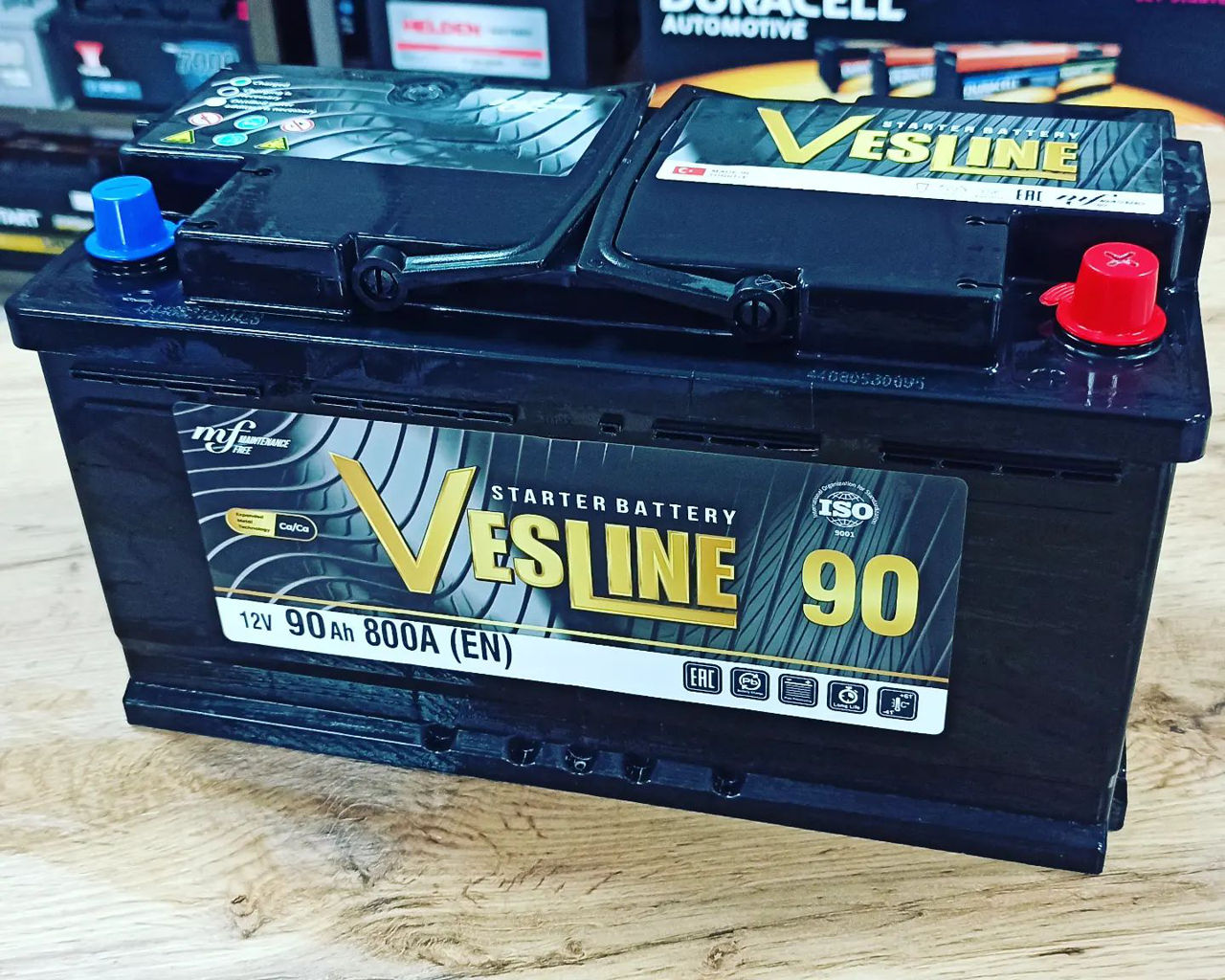 Аккумулятор 90Ah 800A Vesline (- +) (353/175/190) foto 0