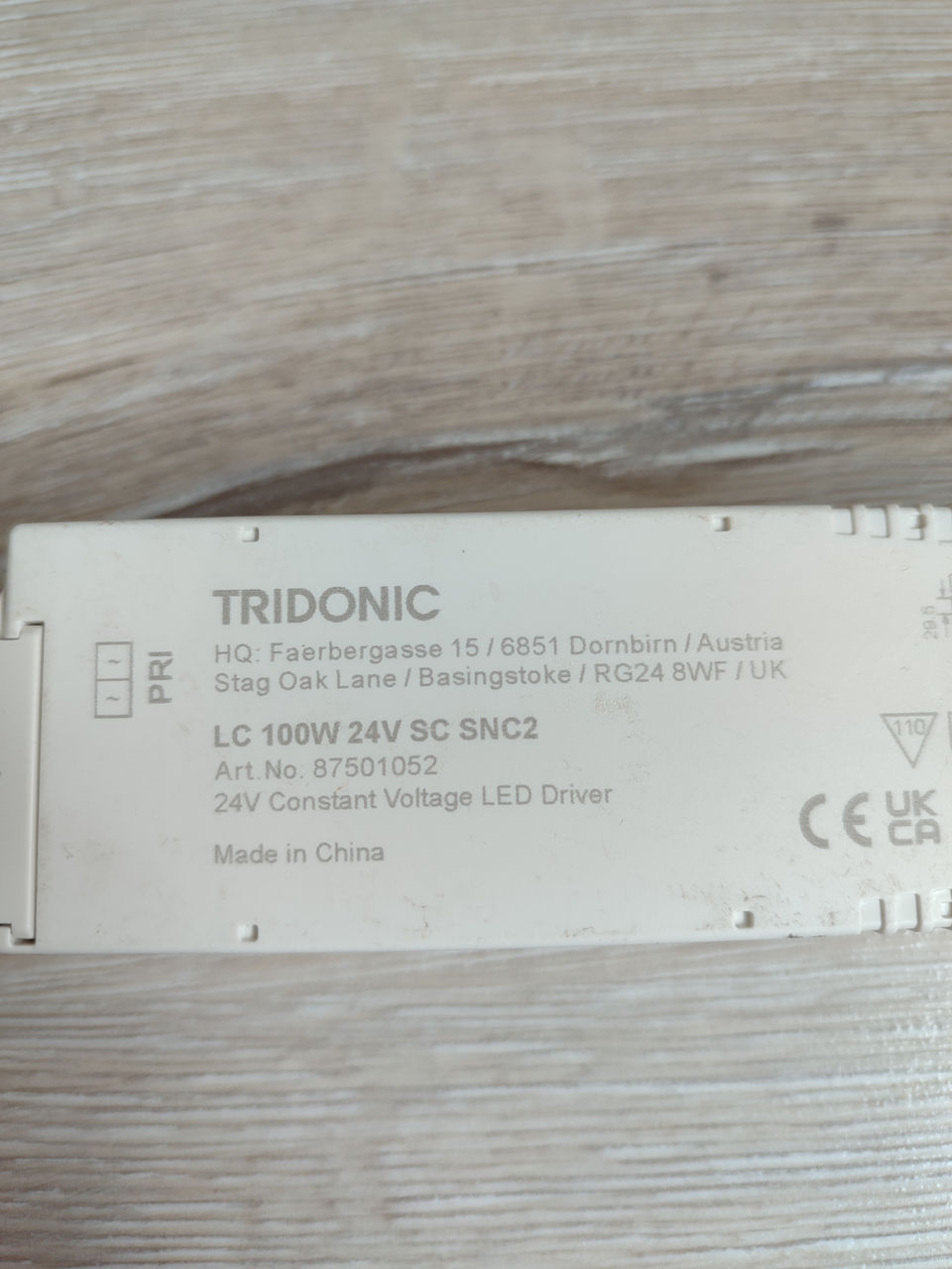 Driver LED Tridonic LC 100W 24V SC SNC2 - 87501052 foto 1