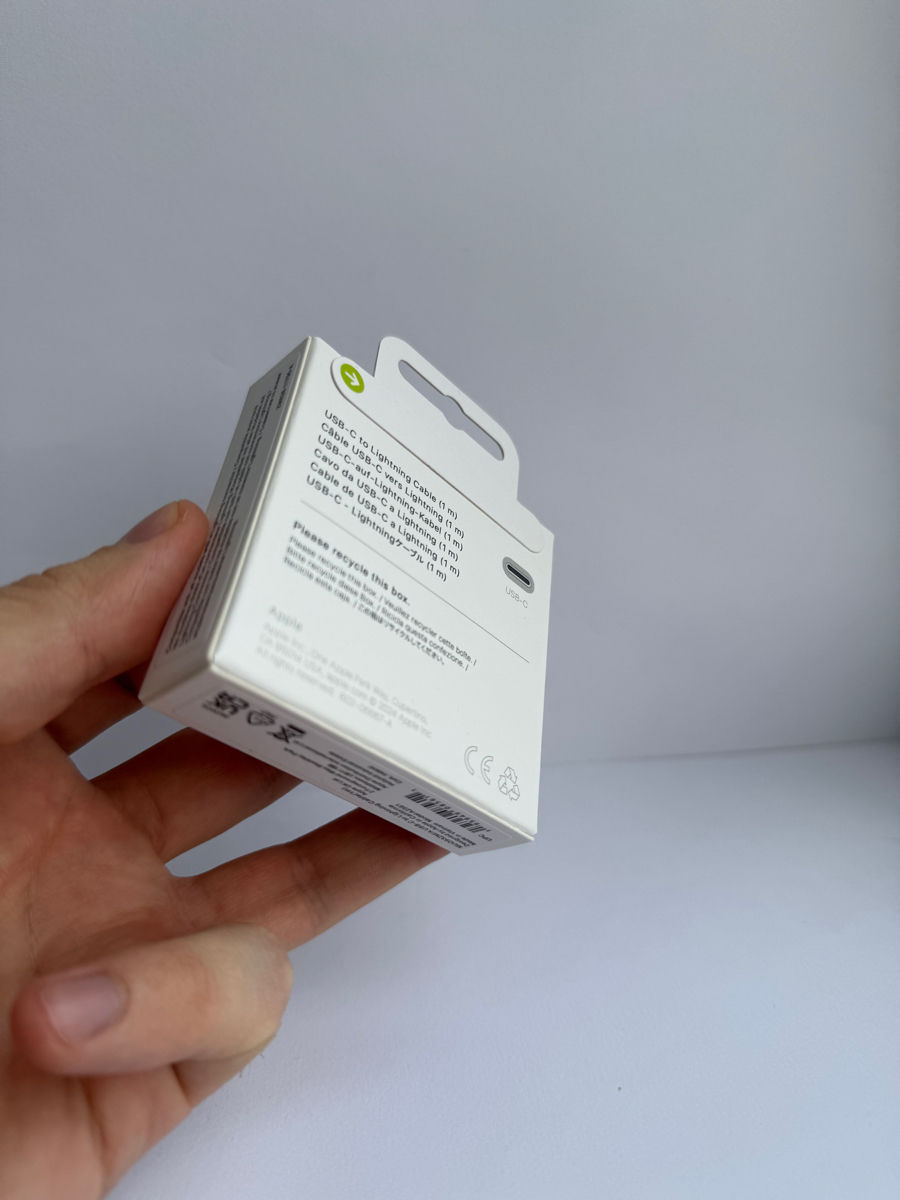 Cablu iPhone Lightning - USB C original foto 1