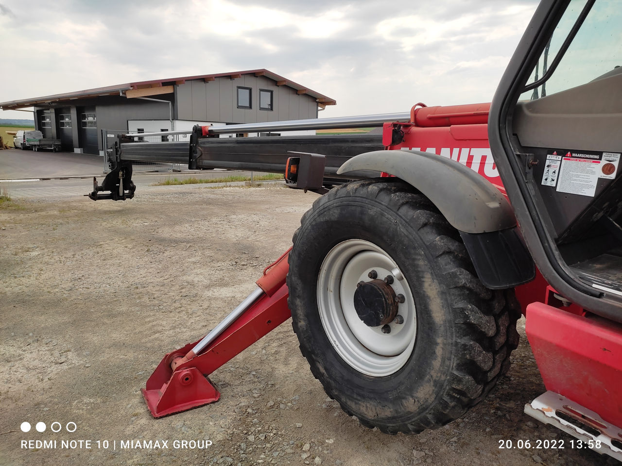 Телескопический погрузчик Manitou MT 1740, 2007 foto 1