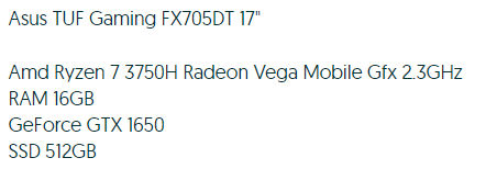 Asus TUF Gaming FX705DT 17" foto 7
