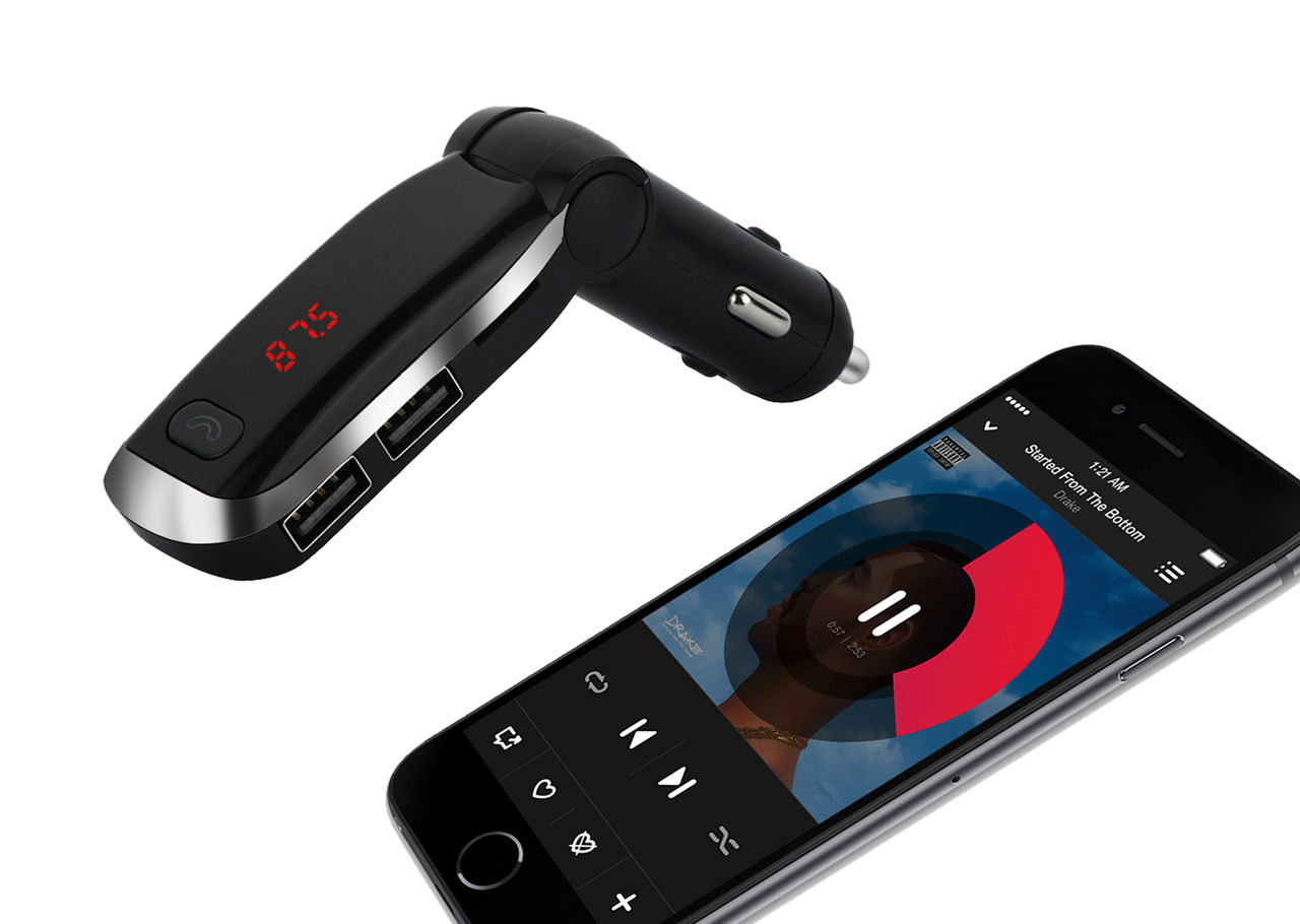 MP3 Fm Transmiter + Bluetooth Hands Free