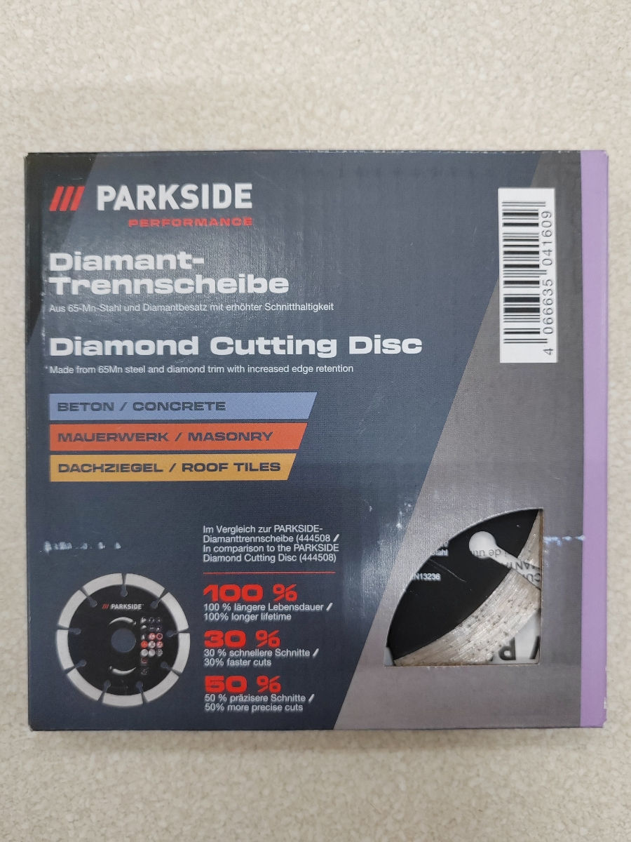 Discuri diamantate Parkside 76mm /125mm foto 5