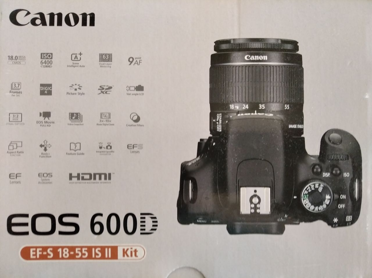 Aparat de fotografiat Canon EOS 600D фото 4