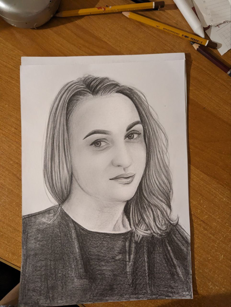 Portrete în creion simplu (grafit), orice format, cu ramă. Păstrează amintirile dragi! foto 16