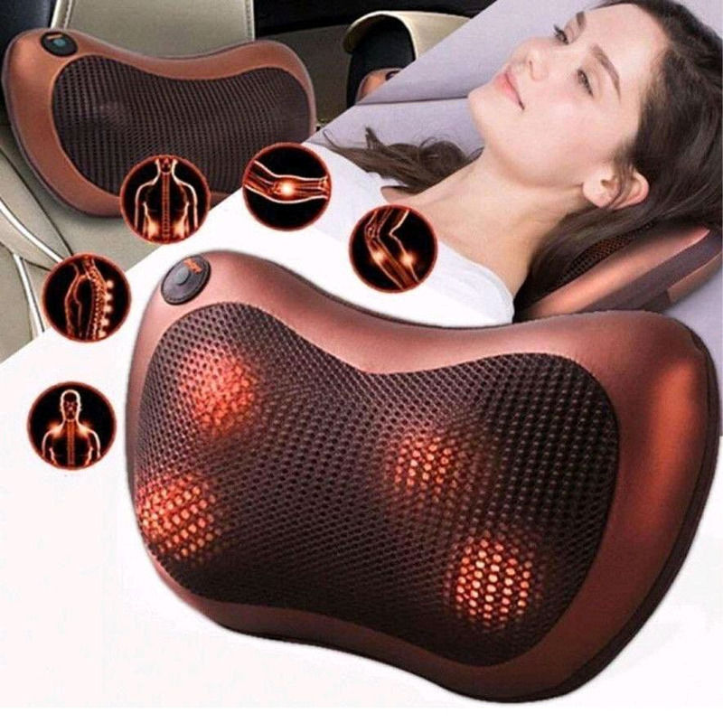 Массажная роликовая подушка Massage Pillow 8028. Бесплатная доставка foto 5