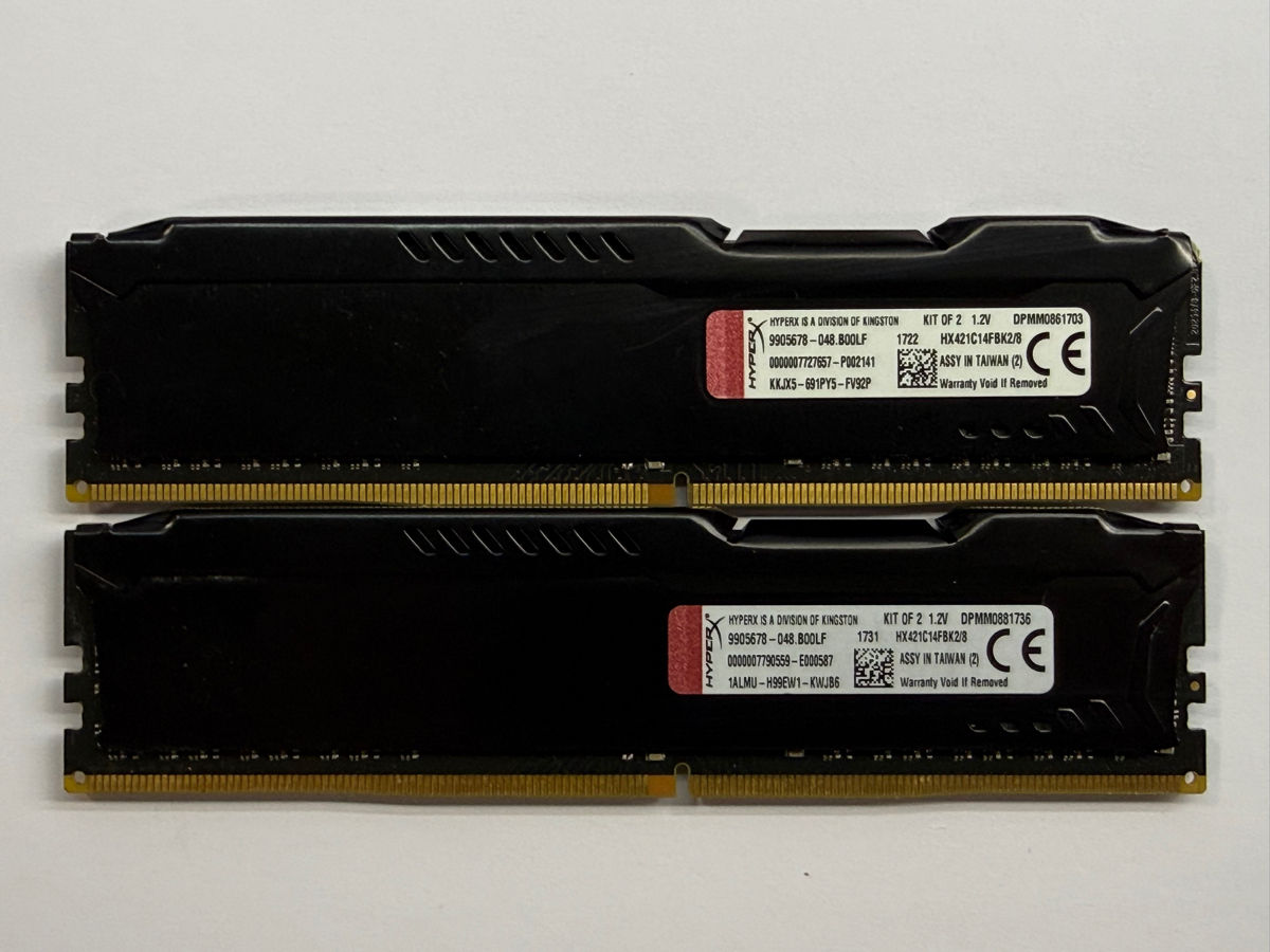 DDR4 HyperX Fury 8GB Kit (2x4GB) 2133MHz — memorie fiabilă pentru