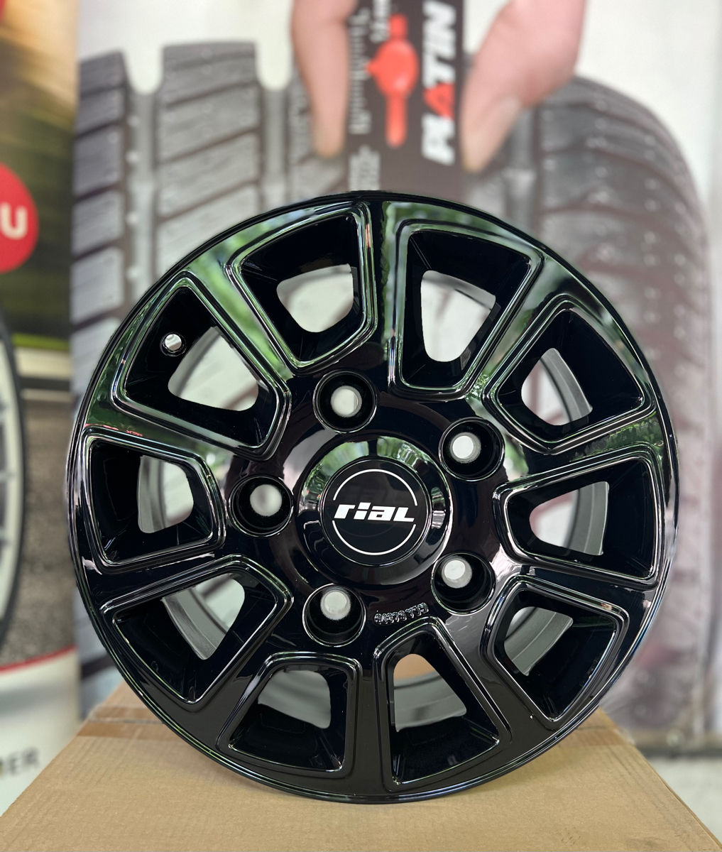 5x160 r16 Rial Transporter/2 для Ford Transit Black foto 0