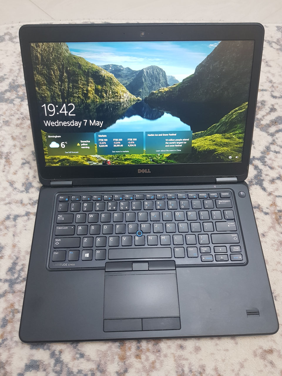 Laptop "dell LatitudeE7450", core I5 500 SSD's 16GB RAM WIN 10 PRO!! foto 6