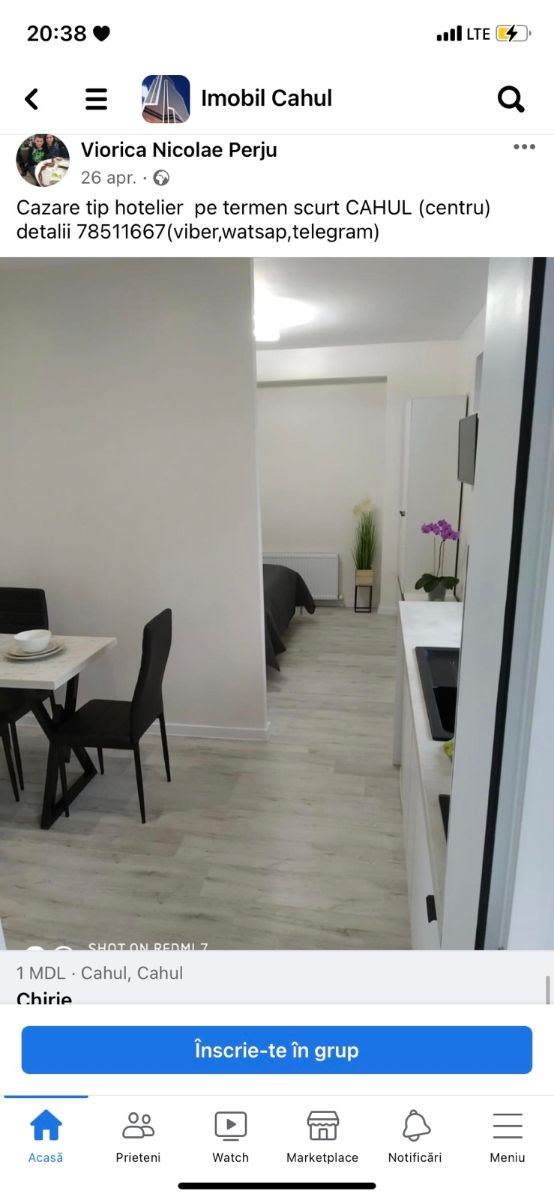 Apartament cu 1 cameră,  Centru,  Cahul,  Cahul foto 1
