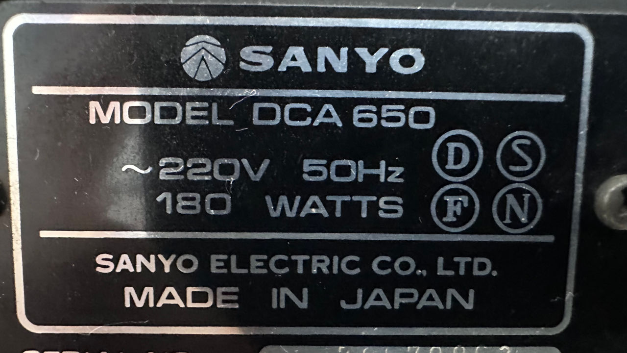 Integrated amplifier Sanyo DCA-650 HIfi 2*45W Starea ideală!  foto 3