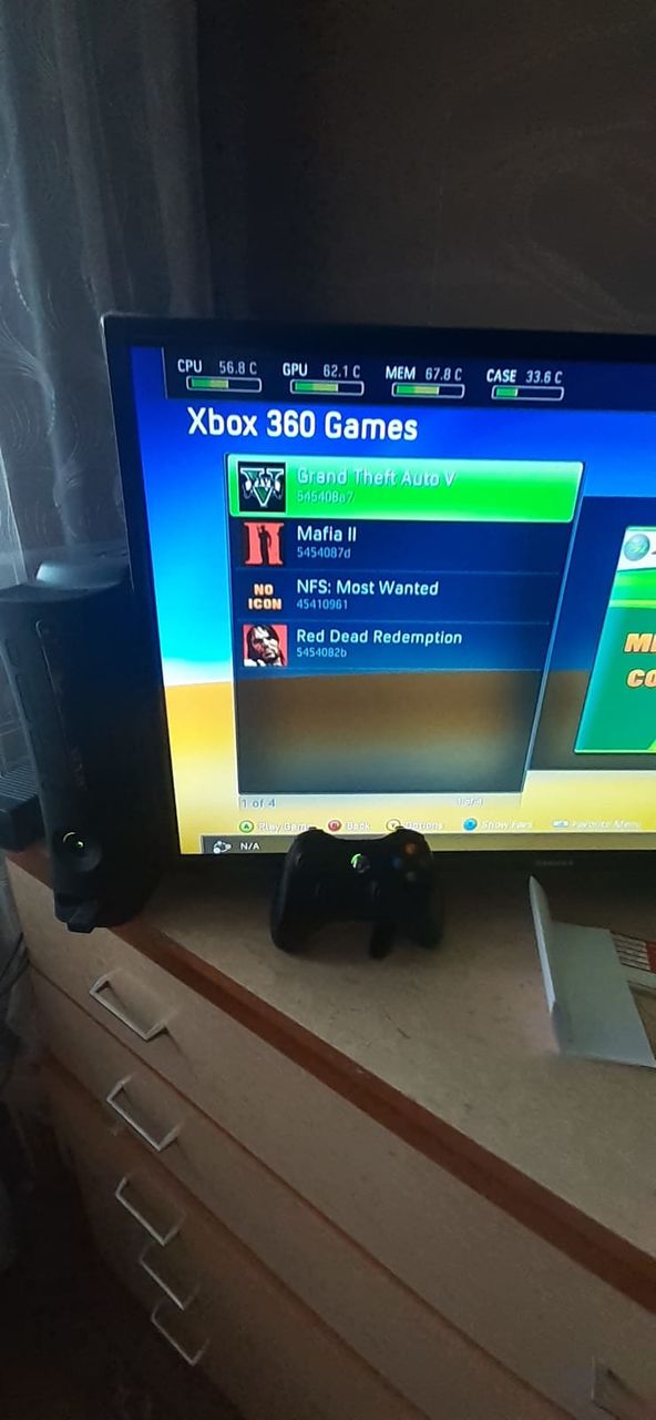 Xbox 360 freeboot выдает ошибку no valid skins found