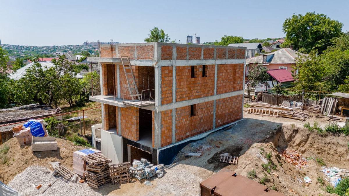 Casa moderna în stil Hi-Tech,3nivele,208mp+3ari,Durlesti foto 4