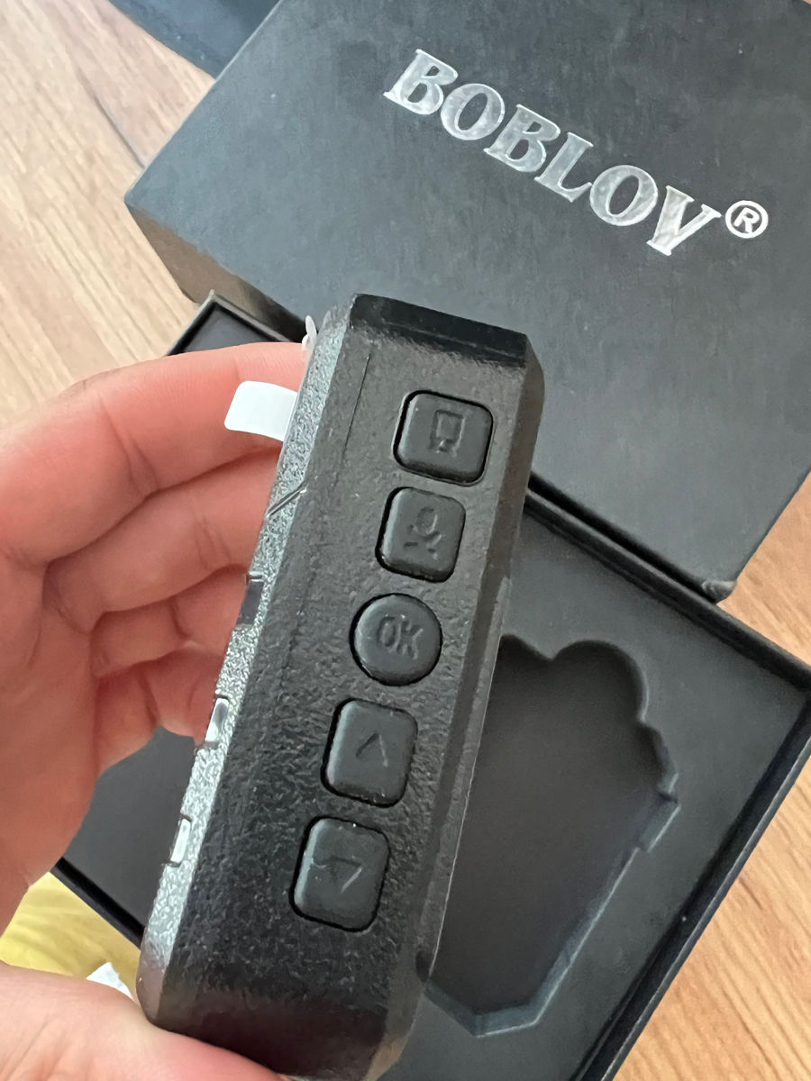 Нагрудный видеорегистратор полицейский на одежду Boblov WN10, 1080P, 170 фото 2