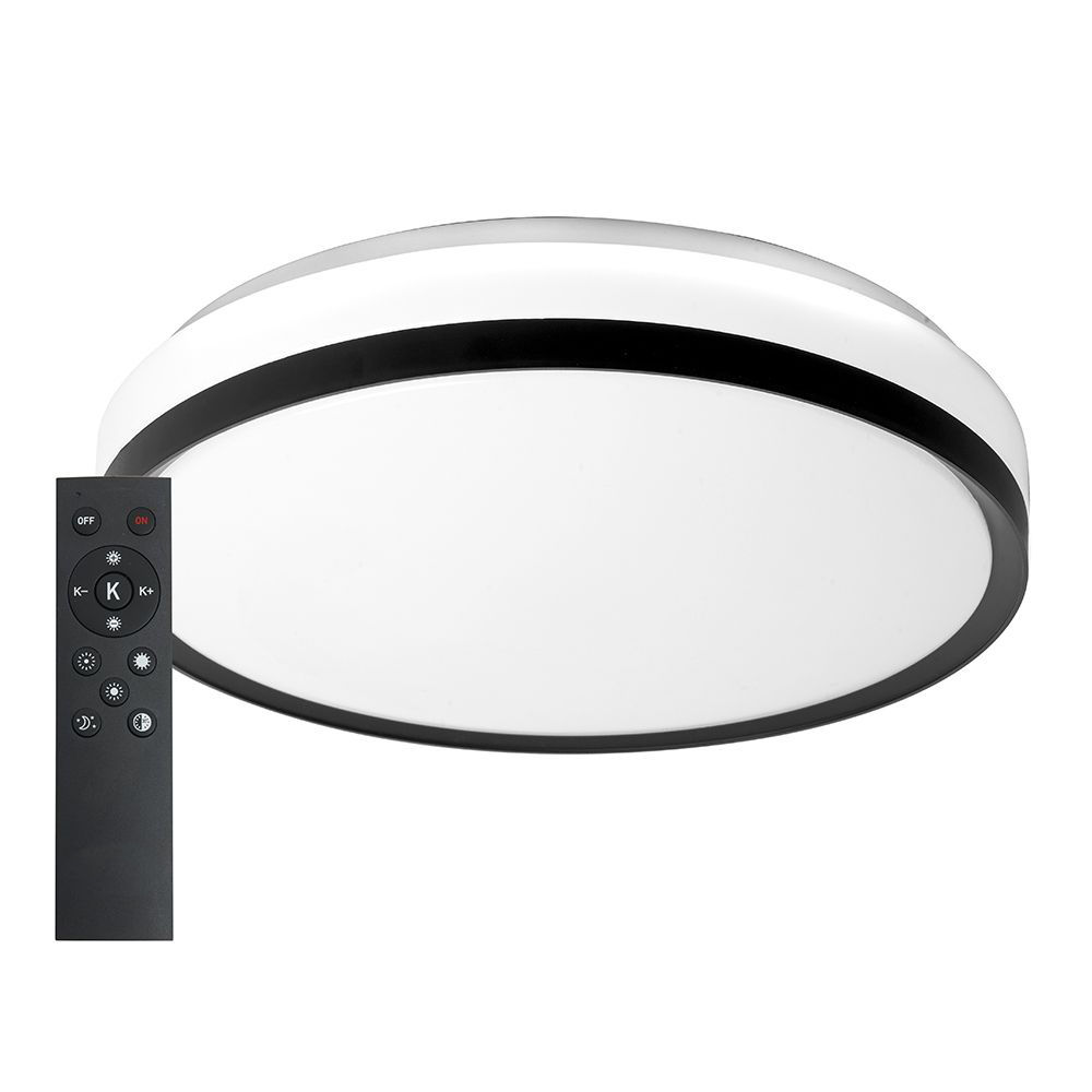 Plafonieră Led Simple matte 80W 3000-6500K negru 48073 foto 0